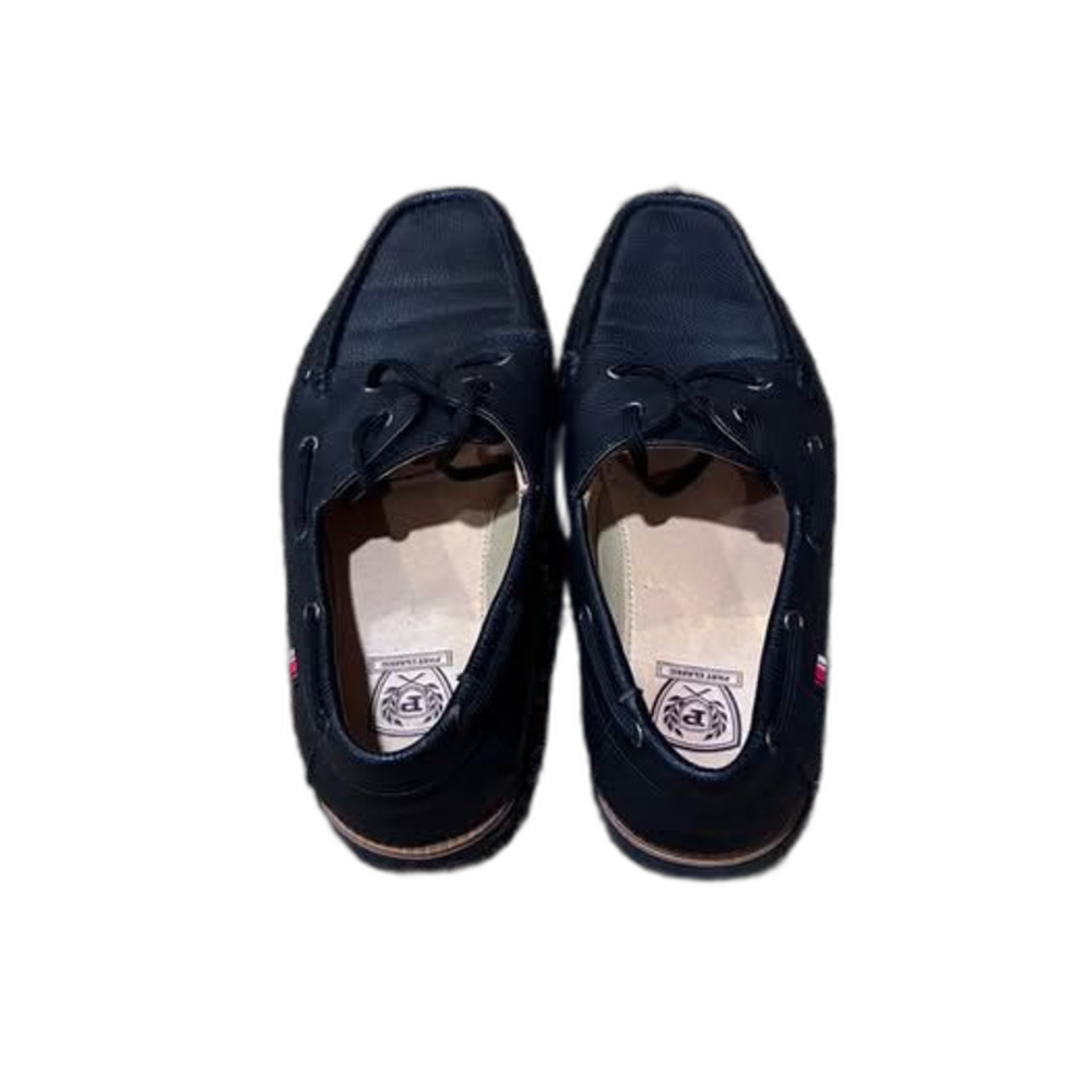 PHAT CLASSIC Men's Black Boat Shoes/Loafers